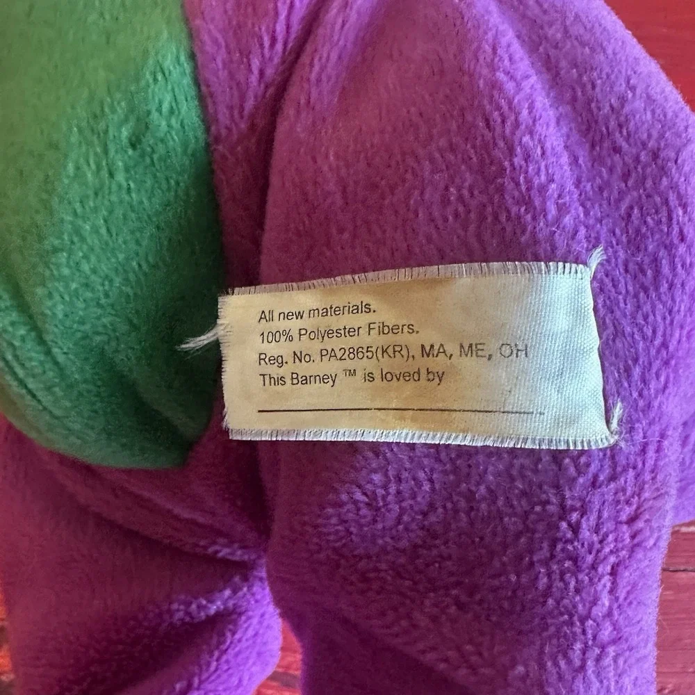Vintage Barney Plush Talking Singing 15